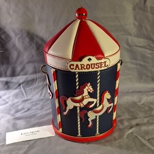 Kate Spade Red and White Carousel Bag